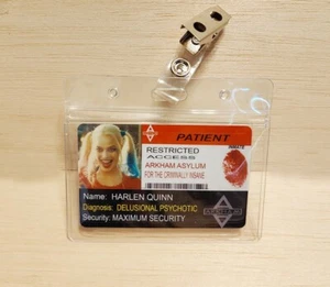 Tarjeta de identificación de recluso Harley Quinn de escuadrón Suicida - Imagen 1 de 2