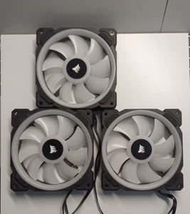 3er-Pack Gehäuselüfter Corsair LL120 RGB - Schwarz - wie neu! - Bild 1 von 4