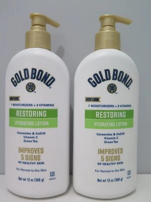 2X Gold Bond Loção Hidratante Restauradora para Mãos e Corpo para Pele Normal a Seca 13 oz - Imagem 1 de 4