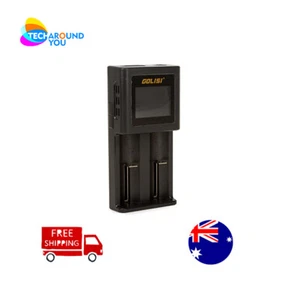 GOLISI 2 ports S2 Smart LCD Rechargeable Battery Charger Li-ion AA AAA - Picture 1 of 1