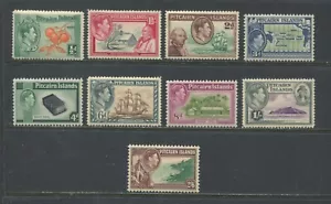 Pitcairn Island KGVI 1940-51 set mint o.g. hinged - Picture 1 of 1