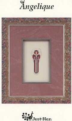 Just Nan Angelique Angel Counted Cross & Specialty Stitch Pattern  - Image 1 of 2