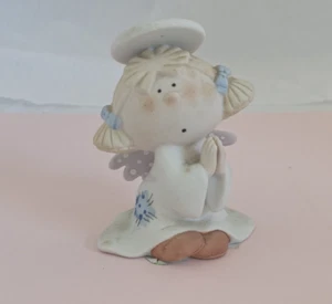 Figurina vintage anni 90 Bumpkins Angel Girl mani che pregano di Fabrizio per Giorgio - Foto 1 di 7