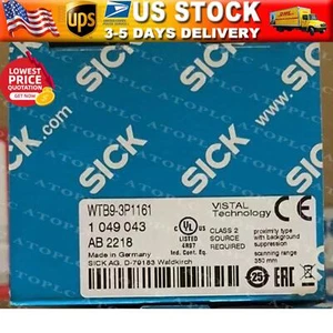 one New SICK WTB9-3P1161 1049043 photoelectric sensor Free shipping - Imagen 1 de 3