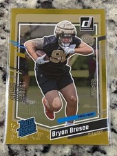 2023 Panini Donruss Bryan Bresee #’d /50 Gold Press Proof Rated Rookie RC