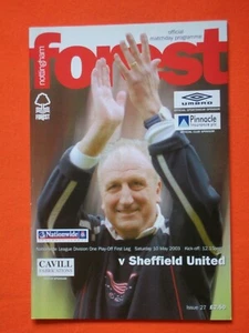Nottingham Forest v Sheffield United, Division 1 Play-Off Semi Final 2003 Mint - Picture 1 of 2