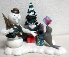 Snowman Rudolph Red Nose Reindeer Figurine Xmas Sam Burl Ives Tree 1992 Misfit