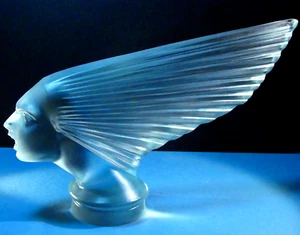 Art Deco Spirit of the Wind VICTOIRE Glass Sculpture 1930s H Hoffmann by Lalique - Picture 1 of 10