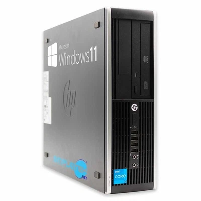HP 6300 SFF I3 Windows 11 Pro 4GB 240GB Desktop PC RS232 Refurbished - Image 1 of 4
