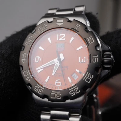 Tag Heuer formula 1 professional orange dial watch WAC1213 200M 36mm sapphire - Image 1 of 4