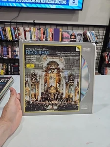 Wolfgang Amadeus Mozart Requiem Bernstein 1988 Laserdisc 1756 1791 FREE SHIP - Picture 1 of 2