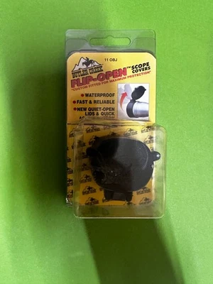 Butler Creek flip open scope covers -Wideview Scope #11 OBJ -Redfield