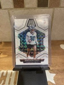 2024 Panini Mosaic Quinyon Mitchell Rookie White Prizm 04/25 COLOR MATCH #322 - Imagen 1 de 1