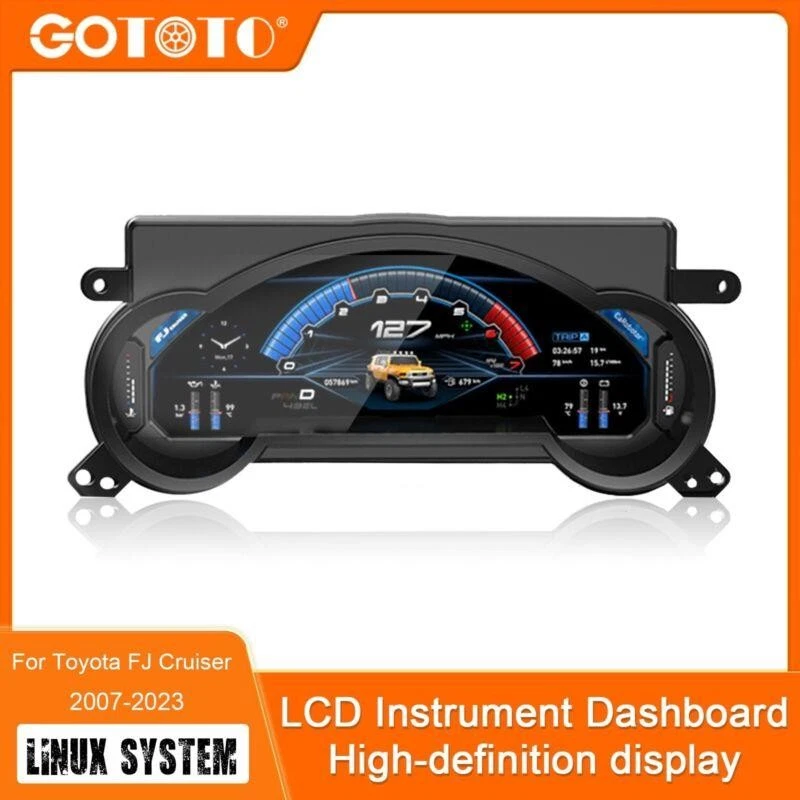 Cuadro de instrumentos digital LCD velocímetro tablero de instrumentos para Toyota FJ Cruiser 07-21 Foto 1 de 1
