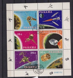 SA19e Panama 1969 Space, used sheet - Picture 1 of 1