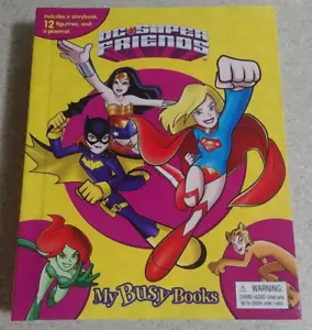 AUSVERKAUF - DC Super Friends My Busy Books Storybook mit 12 Figuren & Spielmatte - Bild 1 von 4