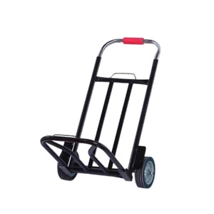 Folding Hand Trolley Portable Folding Luggage Cart Truck Heavy Duty 2 Wheels - Picture 1 of 13