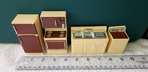 VINTAGE ARCO PUPPENHAUS HONGKONG KÜCHE KÜHLSCHRANK HERD SPÜLE WASCHMASCHINE - Bild 1 von 11