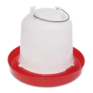 Little Family Members Chicken Waterer 1.5-Gallon Metal Handle Poultry Drinker - Picture 1 of 6
