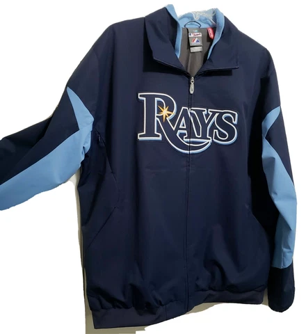 Tampa Bay Rays Jacket 2013 Authentic Majestic on Field Jacket Cover
