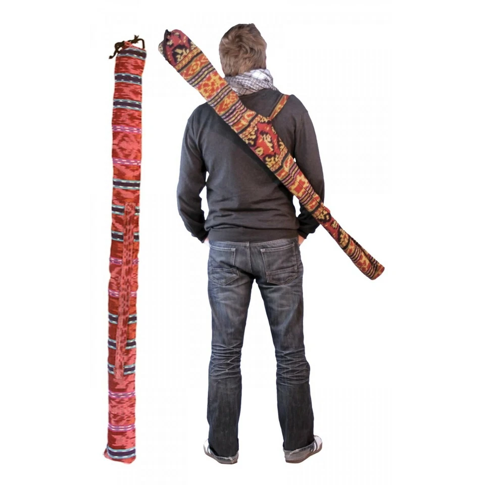 TERRE Bag Ikat for Didgeridoo or rain stick 59" length 6" diameter