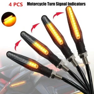 4X Luces LED de señal de giro para motocicleta Lámpara de freno Indicadora Iluminación Luces ámbar - Imagen 1 de 10