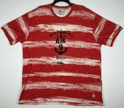 Camiseta De Colección Años 90 Akademiks Black Board Beach Squad Roja Manga Corta Para Hombre’s 2XL Foto 1 de 4