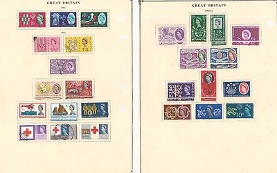 Great Britain: 1960; Lot of Queen Elizabeth MH and used. EBGB103 - Image 1 of 4