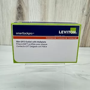 Leviton N7899-R Presa GFCI Rossa Slim 20A-125V SmartLockPro Nuova con scatola - Foto 1 di 4