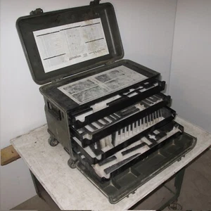 Military Toolbox Kipper  Starlight General Mechanic PEOAVN-B01-R Green WhiteTray - Bild 1 von 16