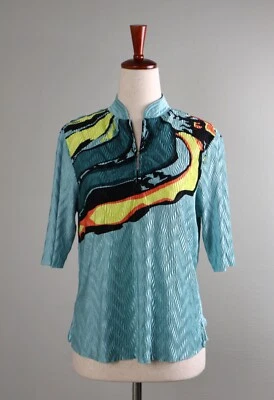 Camiseta deportiva de golf JAMIE SADOCK $93 ajustada elástica plisada 1/2 cremallera talla pequeña Foto 1 de 4