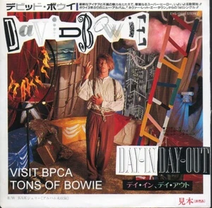 NEUWERTIG VINYL, EX HÜLLE 7" JAPAN PROMO David Bowie Day In Day Out 17698 Glam Rock - Bild 1 von 5