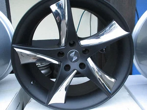 Eta Beta Jofiel Felgensatz 9Jx20 ET17 für BMW Schwarz Matt mit Edelstahl inlay - Bild 1 von 5