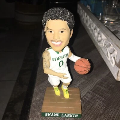 Miami Hurricanes Baloncesto Shane Larkin Bobble Head Usado Foto 1 de 4