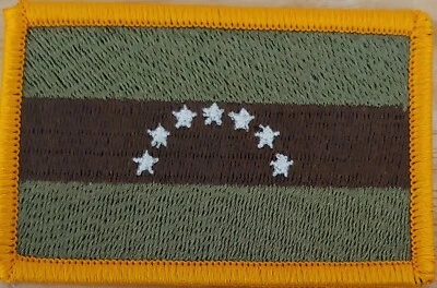 Venezuela 7 Stars Flag Patch With Hook Adhesive Fastener Multicam Tactical #9 - Image 1 of 2