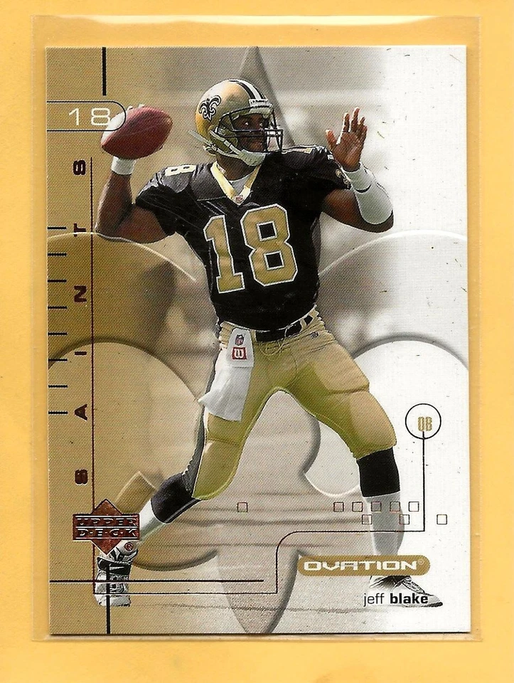 JEFF BLAKE - 2001 Upper Deck Ovation - #57 - Saints - Comb. Shipping - Image 1 of 1