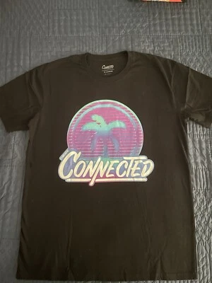 Connected Black Purple/Blue Palm Tree Design - Image 1 of 2