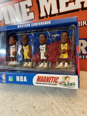 Western Conference All Stars Magnetic Mini Bobs - Webber, Shaq, Duncan & Kobe Cover