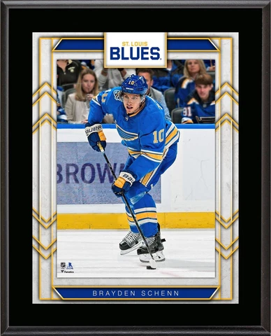 Brayden Schenn St. Louis Blues 10.5" x 13" Sublimated Player Plaque Cover