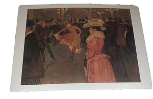 Henri de Toulouse Lautrec Dance At The Moulin Rouge 1899 Unposted Post Card