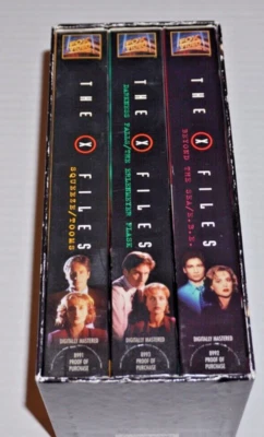 The X Files Box Sets VHS 96 97 - 6 Episodes Sci-Fi Thriller! TESTED - Image 1 of 4