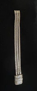 Stecker Armband Kette - Silber Dreifachstrang - Bild 1 von 3