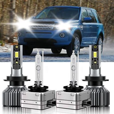 Combo de faros LED HID de haz alto bajo para Land Rover LR2 2008-2009 H7+D1S Foto 1 de 4