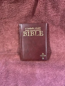 Pre Owned Vintage A Catholic Child’s First Communion Bible Hardcover Book 1991 - Foto 1 di 2
