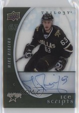 2008-09 Upper Deck Trilogy Ice Scripts Mike Ribeiro #IS-MR Auto