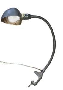 Vintage Marks Manufacturing Lamp Steampunk Gooseneck Bench Portable Drafting... - Picture 1 of 8
