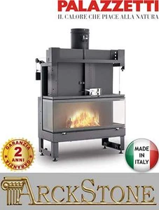 Kamin Holz Warme Natürliche Kanalisiert Haus Palazzetti EM16:9 3D 26,41 kW - Bild 1 von 2