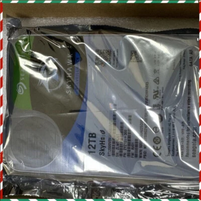 Seagate SkyHawk AI 12TB 3.5" Hard Drive SATA 6GB/s 7200RPM ST12000VE0008 - Image 1 of 4