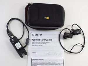 Sony Walkman NWZ-W273S 4 GB Waterproof Swimming MP3 Player bundle, charger, case - Picture 1 of 5