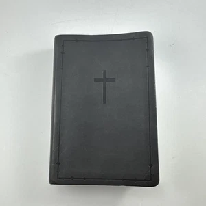 Zondervan New International Version Compact Pocket Bible Leather Gray-Blue - Imagen 1 de 17